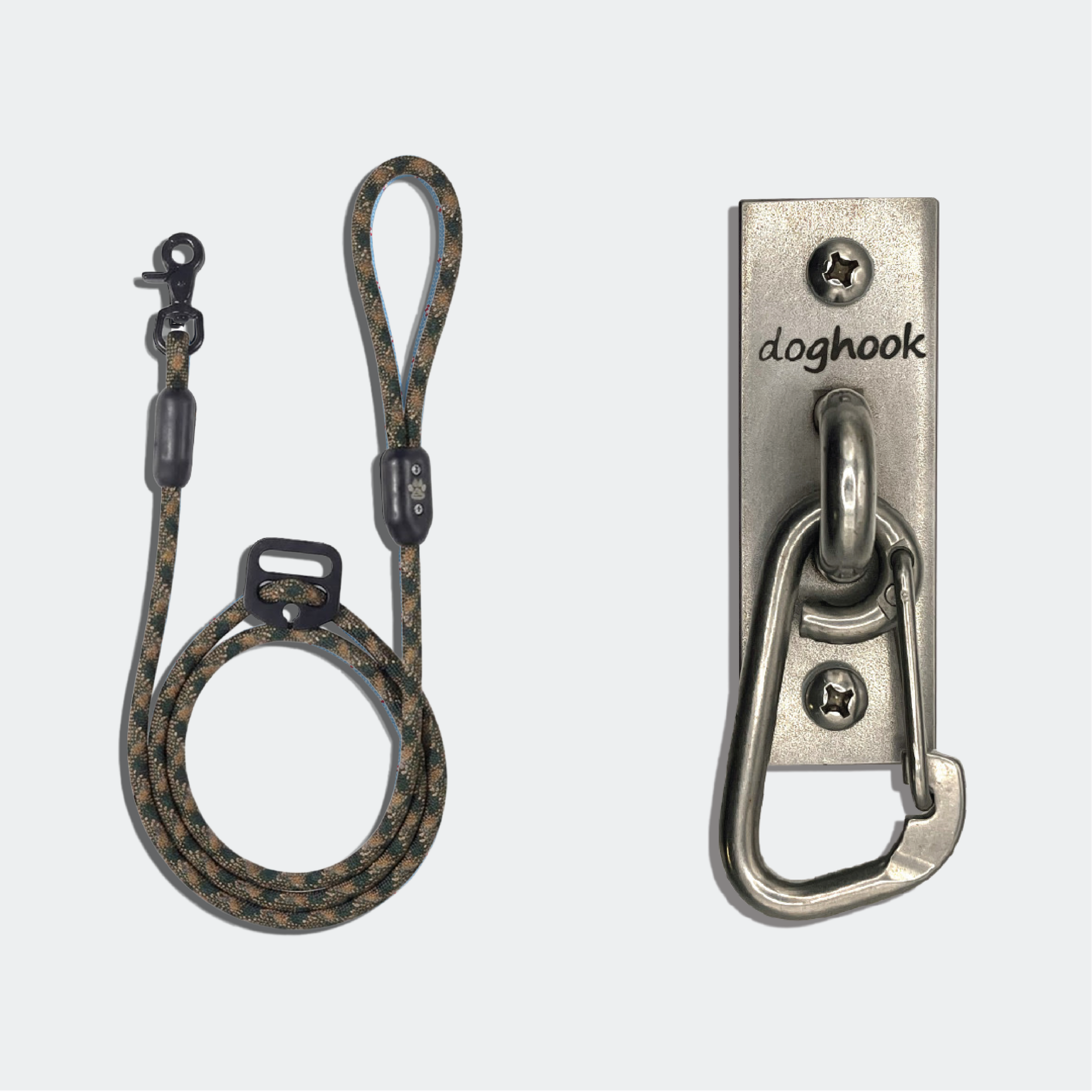 Kelp Forest Green Belay Leash + Easy Clip
