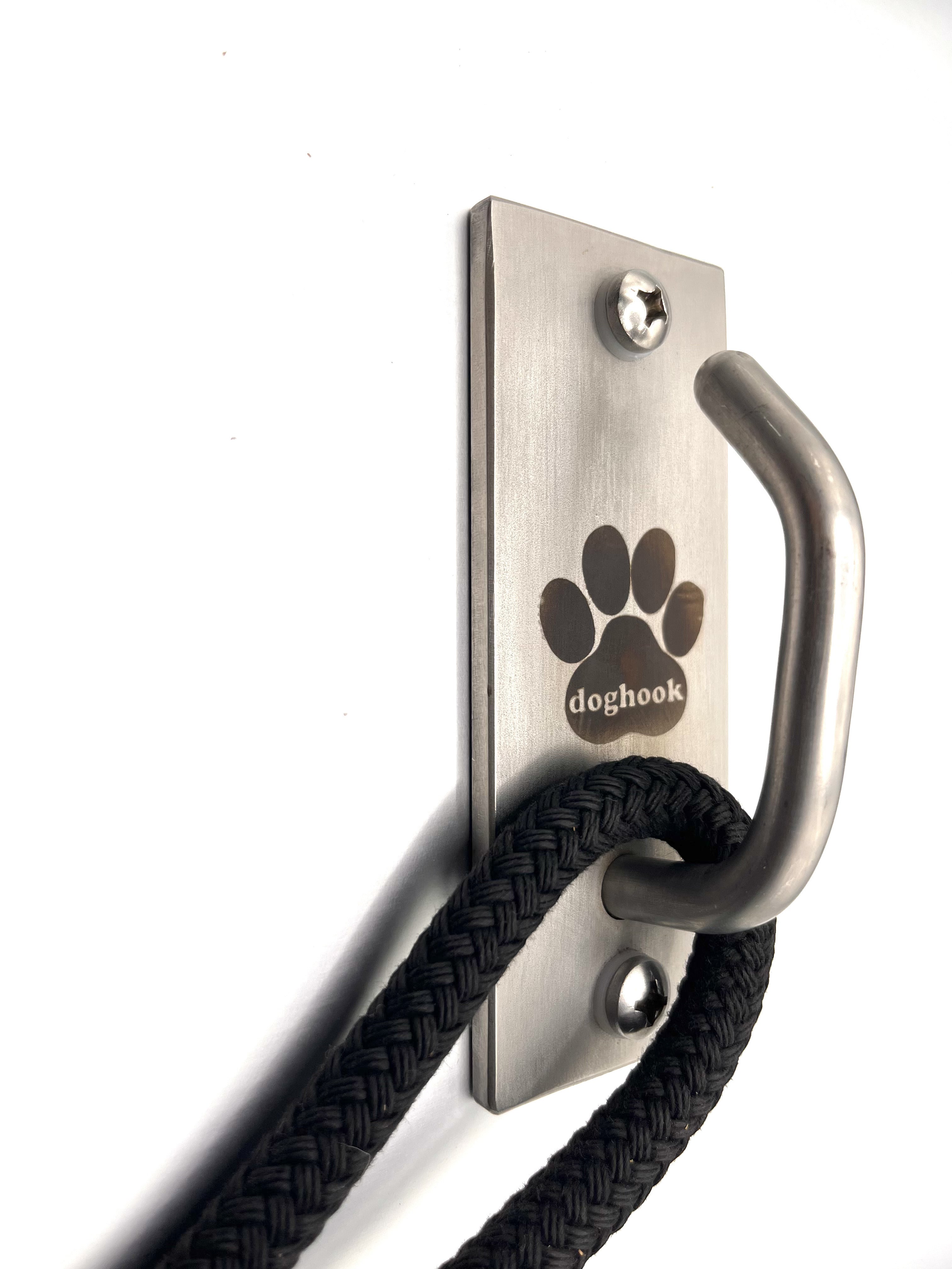 Dog fashion leash hook rack